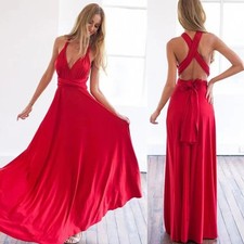 Women Long Maxi Wrap Dress