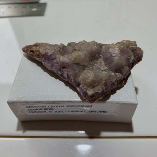 Amethyst quartz geevor mine - -,