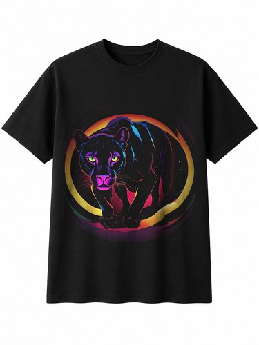 Colourful panther broken - colourful,