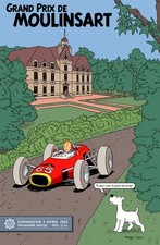 Tintin poster art print a4 - poster,