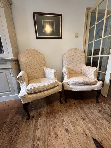Pair wingback armchairs plumbs - pair,