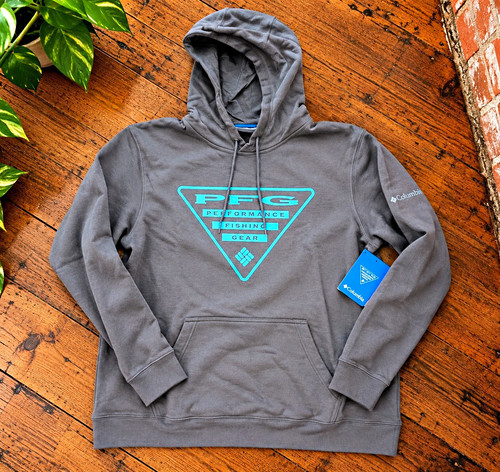 Columbia pfg hoodie grey - columbia,