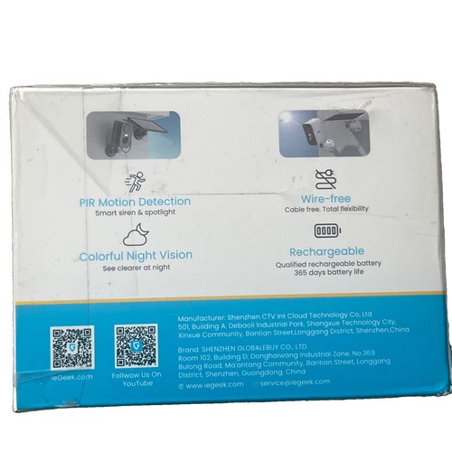 Iegeek outdoor solar security - iegeek,