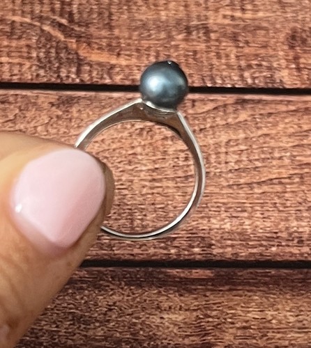Tahitian pearl and tanzanite - tahitian,