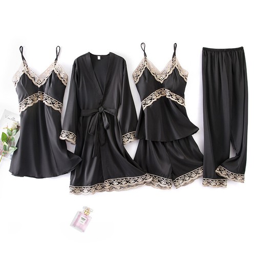 Pieces set women - pieces, silk