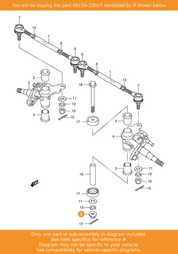 Suzuki nut 09159 - suzuki, nut,