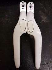 Left  Securistyle White Cranked UPVC Window Handle