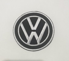 VW CAR ROUND BLACK LOGO