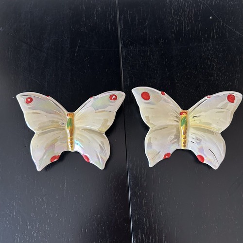 Pair pearlescent butterfly - pair,