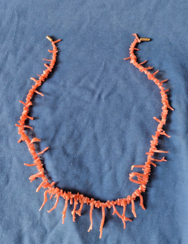 Vintage salmon pink branch - vintage,