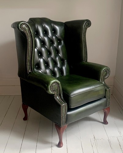 Stunning green leather - stunning,