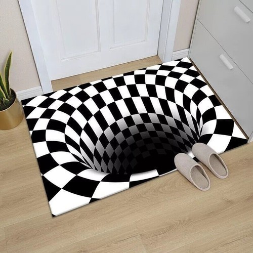 Vortex illusion carpet door - vortex,