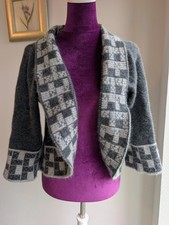Per Una Grey Bolero Cardigan