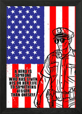 Police wall art decor - decor, framed