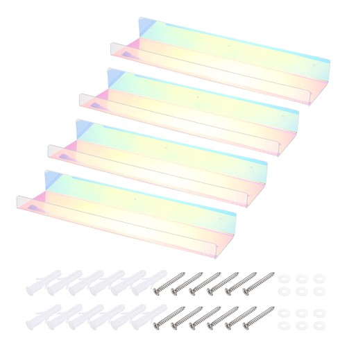 4pcs acrylic inch rainbow - 4pcs,