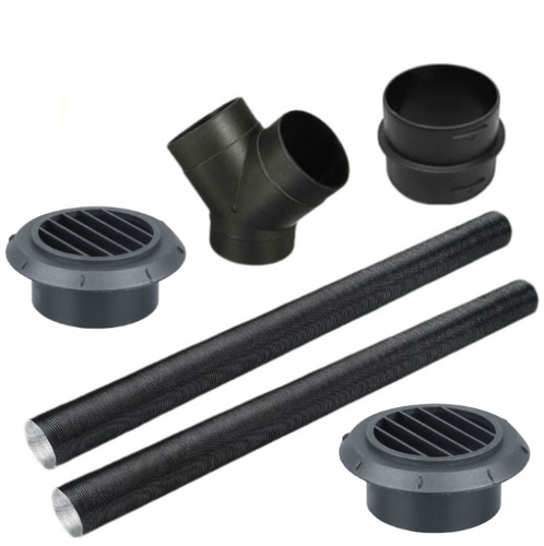 75mm diesel heater air ducting - diesel,