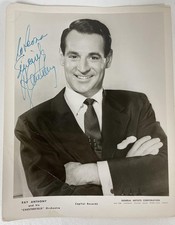 Ray Anthony Signed Autographed