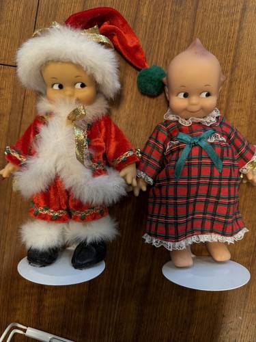 Vintage christmas kewpie dolls - christmas,