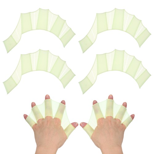 Silicone swimming gloves - swimming,