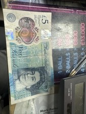 AK47 £5 Note Genuine Banknote