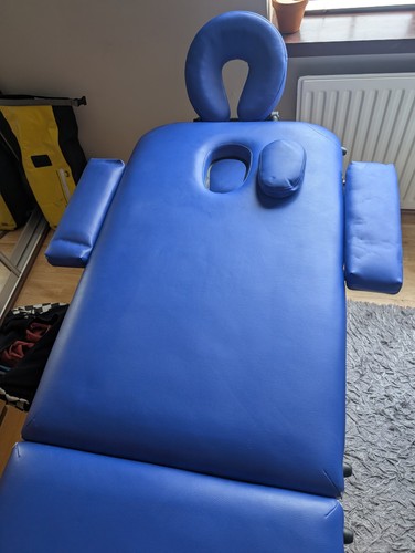 Portable massage table with - massage,