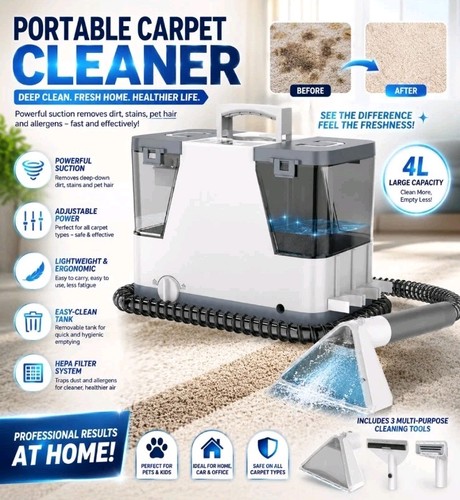 Portable carpet cleaner deep - portable,