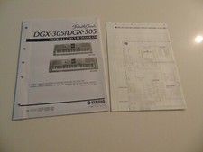 Yamaha Portable Grand Keyboard DGX-305 DGX-505 Overall Circuit Diagram Schematic