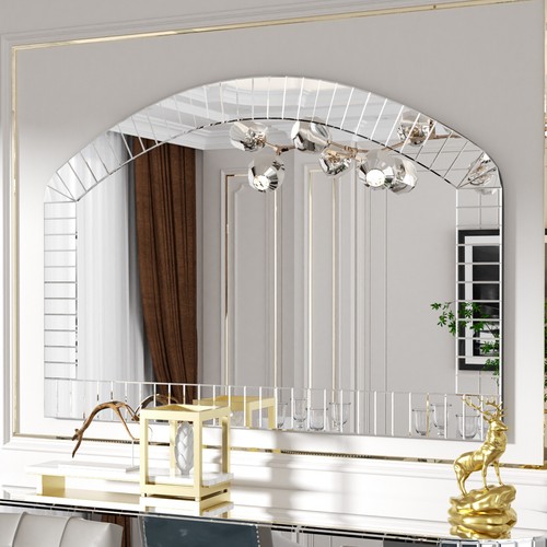 Large frameless bathroom - large,