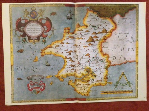 Decorative county map - county,