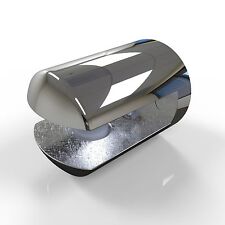 Shelf supports by Hafele X 2, chrome plated, for up to 6mm material thickness