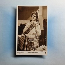 Cicely Courtneige Postcard C1930 Real Photo Cinema Actress Scot Kilt Tartan Tuck