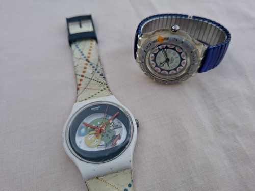 Joblot swatch watches dots - watches, x2