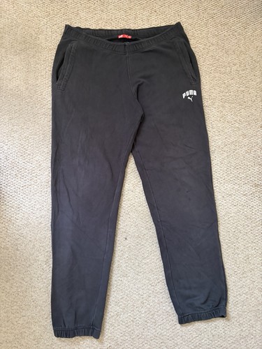 Puma black joggers - black,