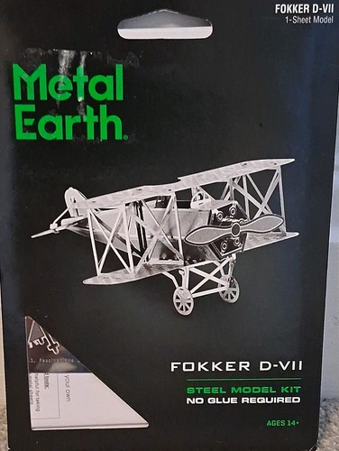 Metal earth fokker vii steel - fokker, d-vii