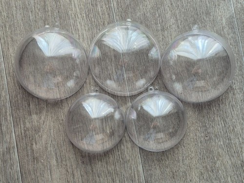 Clear plastic large fillable - clear,