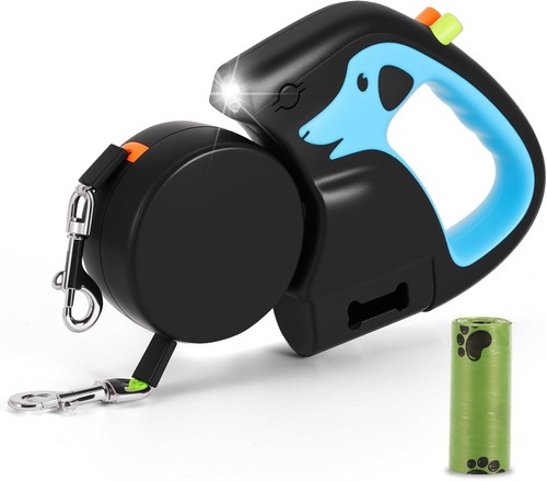 Dual retractable dog lead - retractable, 3m
