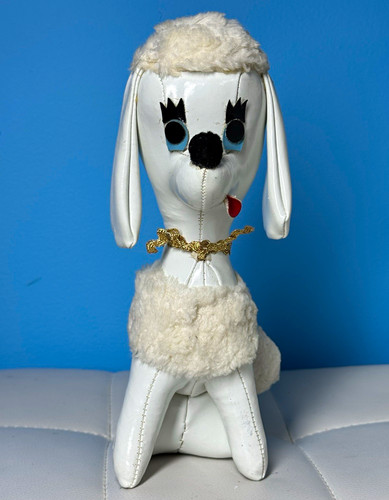 Vintage kitsch poodle - vintage, figurine