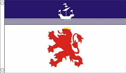 Devon flag 3 - x, lion