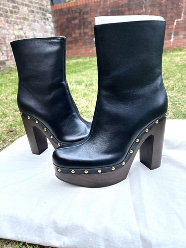 Zara nwt leather platform - zara,