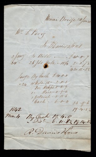 Anglesey menai bridge 1842 - -,