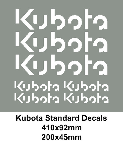 Kubota digger plant set of - /,