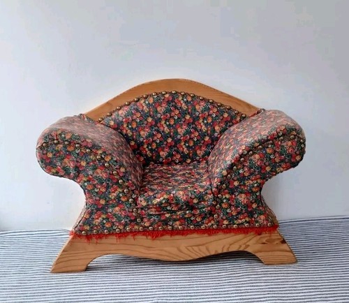Unusual small dolls teddy sofa - unusual,