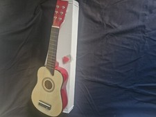 Childs wooden toy  guitar with