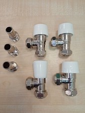 MYSON RADIATOR VALVES JOB LOT NEW UNUSED 3X THERMOSTATIC (VALVE ONLY) 1 X RETURN