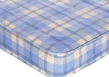 BUDGET MATTRESS CHEQUERED ALL SIZES AVAILABLE CHEAP MATTRESSES
