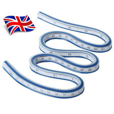 60cm Flexible Curve Ruler Drawing Measurement Bendable Measure Drafting Plastic
