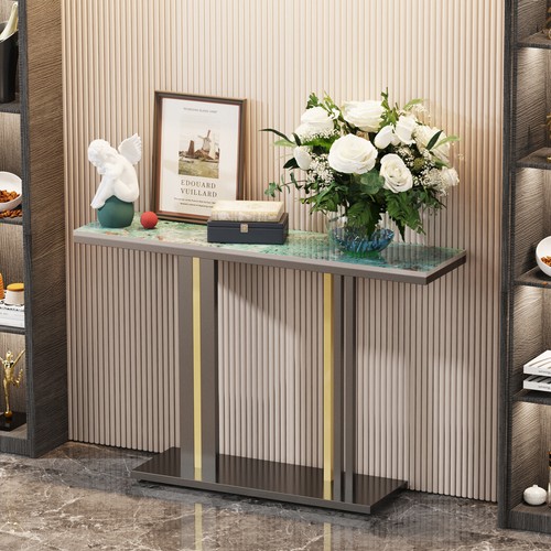 Luxury emerald marble console - emerald,