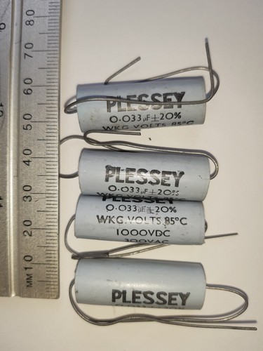 Plessey 033uf 33nf 1000v - 0.033uf,