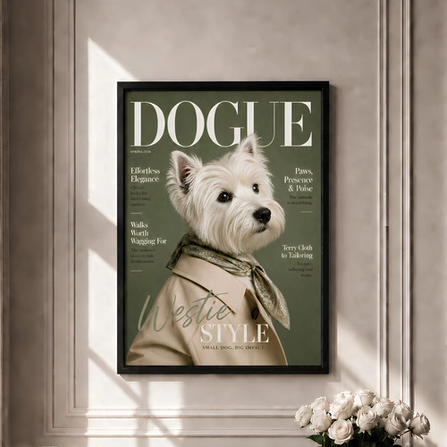 Westie douge fashion dog - fashion,