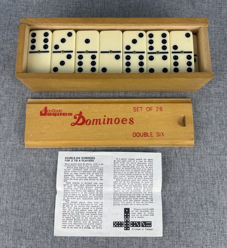 Vintage john jaques dominoes - john,